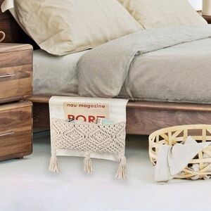 Boho Macramé Sofa Armchair Caddy